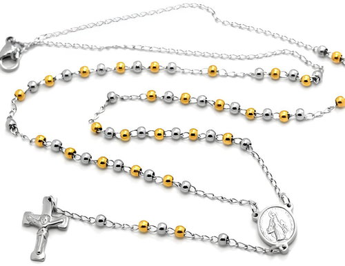Gaira Stainless steel rosary 305R0123 - Necklace - Main image