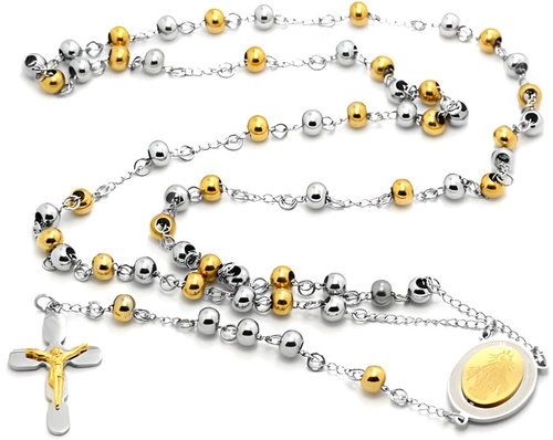 Gaira Stainless steel rosary 305R0133 - Necklace - Main image