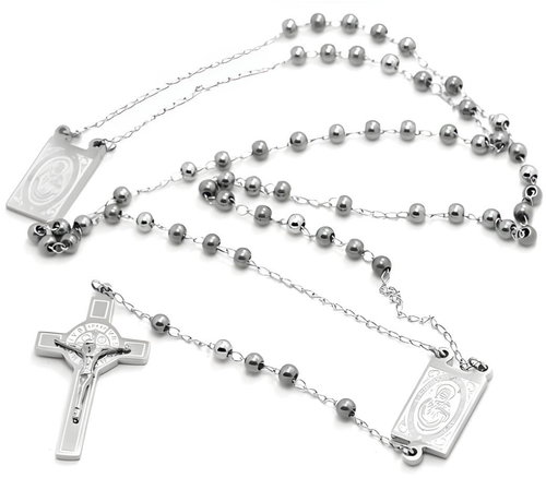 Gaira Stainless steel rosary 305R0136 - Necklace - Main image