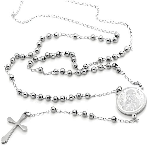 Gaira Stainless steel rosary 305R0140 - Necklace - Main image