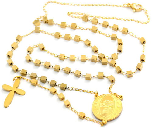 Gaira Stainless steel rosary 305R0149 - Necklace - Main image
