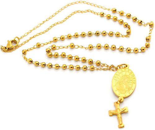 Gaira Stainless steel rosary 305R0235 - Necklace - Main image