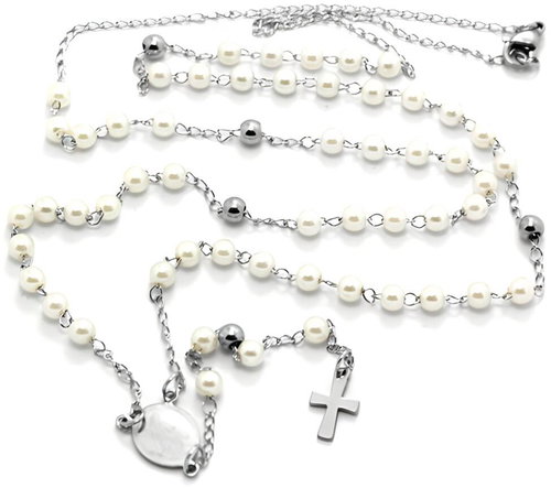 Gaira Stainless steel rosary 305R0250 - Necklace - Main image