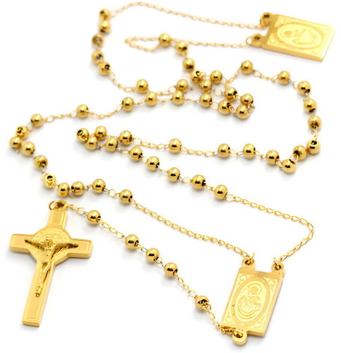 Gaira Stainless steel rosary 305R0299 - Necklace - Main image
