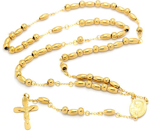 Gaira Stainless steel rosary 305R0322 - Necklace - Main image
