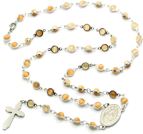 Gaira Stainless steel rosary 305R0354 - Necklace - Main image
