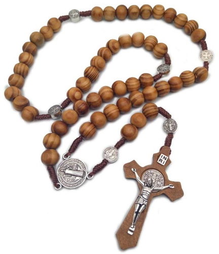 Gaira Wooden Rosary Olive 30804-15 - Necklace - Main image