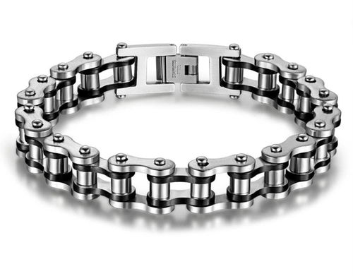 Gaira Moto náramok 30027 Silver-Black - Náramok - Hlavný obrázok
