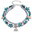 Leg bracelet Elephant 3002-28 turquoise