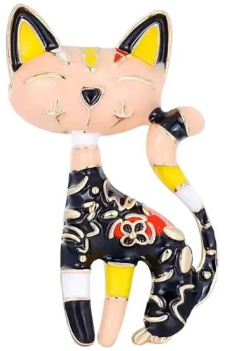 Gaira Brooch Kitty 340036 pink - Brooch - Main image