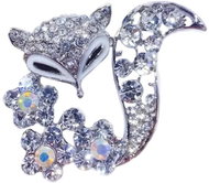 Gaira Brooch Fox 340001 silver - Brooch