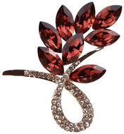 Gaira Brooch Flower 340022 red - Brooch