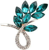 Gaira Brooch Flower 340022 green - Brooch
