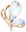 Brooch 340125 clear