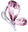 Brooch 340125 pink