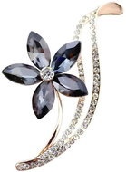 Gaira Brooch Flower 312009 grey - Brooch