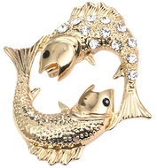 Gaira Brooch Zodiac 340023 Pisces - Brooch
