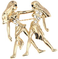Gaira Brooch Zodiac 340023 Gemini - Brooch