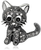 Gaira Brooch Cat 340034 silver - Brooch