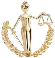 Gaira Brož Allegories of Justice 3015-22 - Brooch