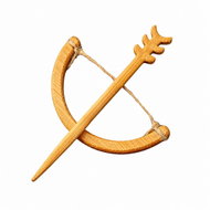GAIRA Dřevěná brož Luk a šíp 3903 - Brooch