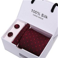 Gaira Manžetové knoflíčky s kapesníčkem a kravatou 7081-50 - Cufflinks
