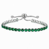 GAIRA 3238 Silver, zelený - Bracelet