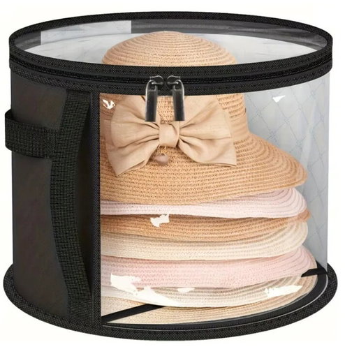Gaira hat box 70840 black - Wardrobe Organiser - Main image