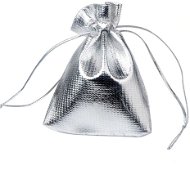 Krabička na šperky Gaira Darčekové vrecúško 9 × 12 cm – strieborné - Krabička na šperky