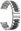 Watch Strap 3304 Silver - Black 24mm
