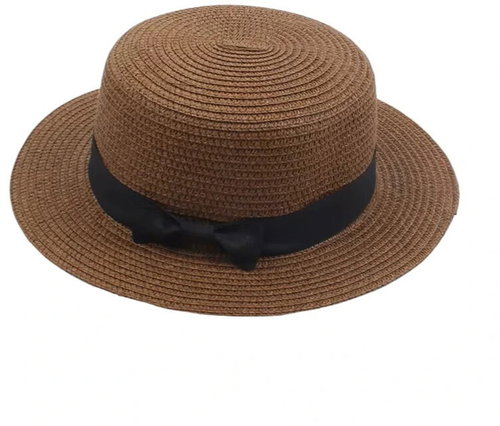 Gaira Straw 7558, dark brown - Wide-Brimmed Hat - Main image