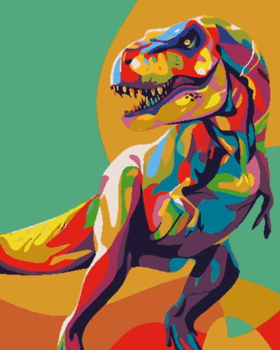 Gaira Tyrannosaurus M3169YD - Painting by Numbers - Main image