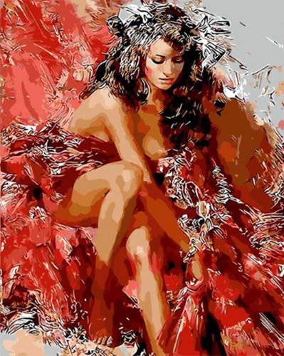 Gaira Flamenco dancer M991227 - Painting by Numbers - Main image