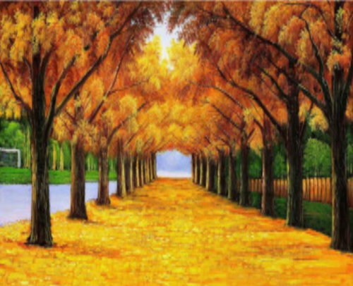 Gaira Autumn in the Park M991398 - Painting by Numbers - Main image