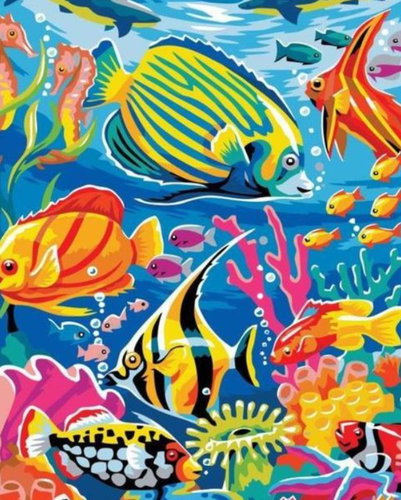 Gaira Little Fish M991868B - Painting by Numbers - Main image