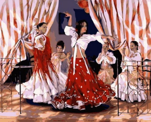 Gaira Spanish dancers M991894 - Painting by Numbers - Main image