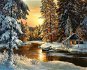 Gaira Zimný les M99319 - Maľovanie podľa čísel