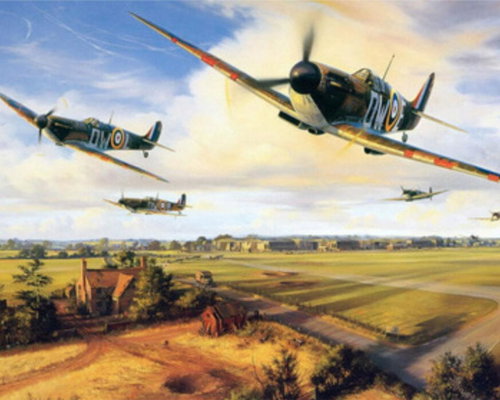 Gaira Formation Spitfire M991538 - Painting by Numbers - Main image