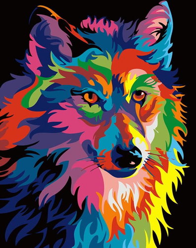 Gaira Wolf M1225 - Painting by Numbers - Main image