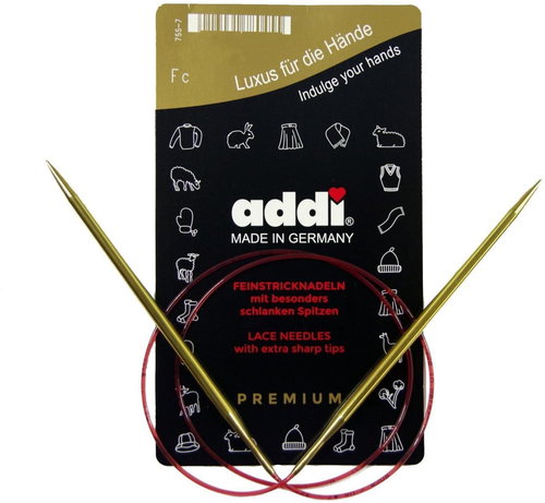 Circular needles Addi Premium 80 cm / 1,5 mm - Knitting Needle - Main image