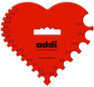 Needle gauge Addi - heart - Template