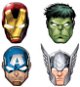 GoDan Maska Avengers 6 ks - Karnevalová maska