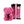 Bear Romantic Rose  25 cm pink with pink petals