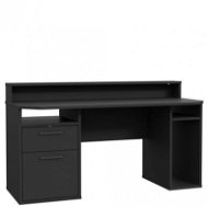 Nejlevnější nábytek Herní stůl Rolwal typ 3, černý mat - Gaming Desk