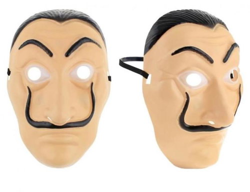 GUIRCA Plastic Mask Money Heist Paper House - Costume Accessory - Main image