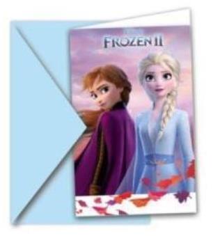 GoDan Invitations Frozen Ice Kingdom 2 - 6 pcs Main image GoDan Invitations Frozen Ice Kingdom 2 - 6 pcs - Party Accessories - Main image