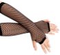 APT Síťované návleky na ruce bez prstů, černé, 20 – 42 cm - Costume Accessory