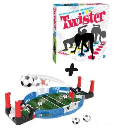 Game set for the whole family - Twister + Table football - Social Game - Main image