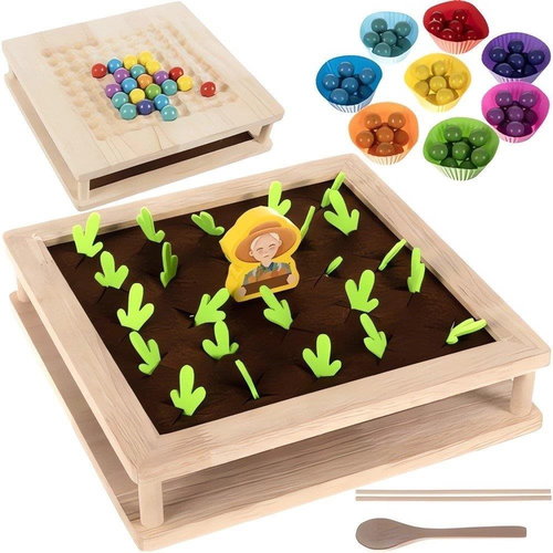 Kruzzel 22755 Harvesting game wooden garden - Board Game - Main image