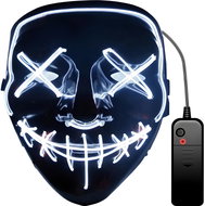 Retoo Illuminated Halloween Mask Vedla Imreza Acta Squid - Carnival Mask